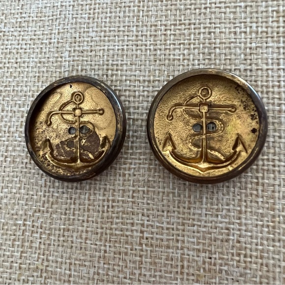 Vintage Military Brass Buttons - Picture 7 of 8